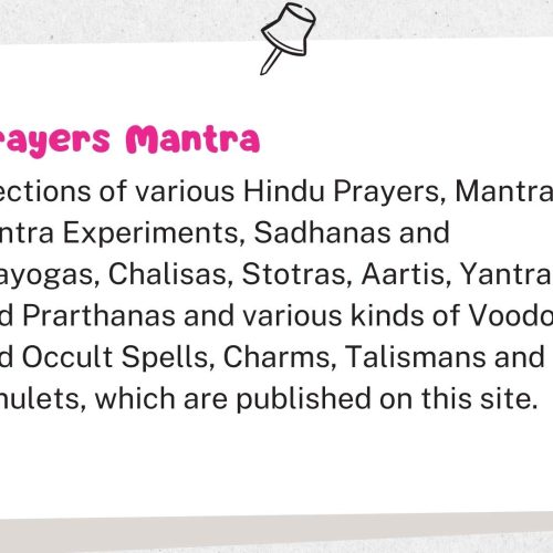 Prayers Mantras