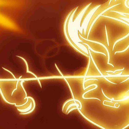 Shri Krishna Aarti-English Hindi